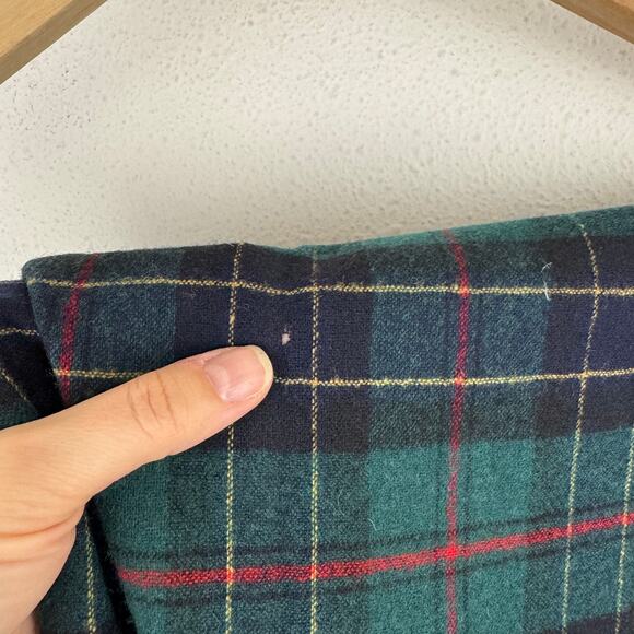 VTG Pendleton Wool Ogilvie Hunting Tartan Plaid Scarf - Picture 2 of 4